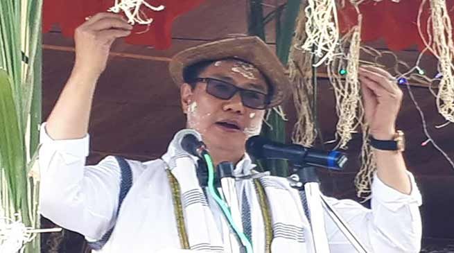 Arunachal : Rijiju appeal the people to cooperate for construction of Potin-Pangin TAH