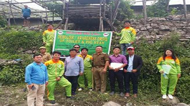 Arunachal: demolition awareness drive by Clean and Green Sagale