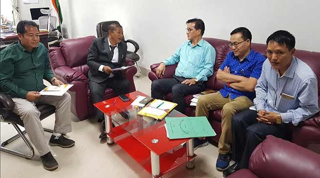 Arunachal: Bamang discuss issues related to Government Model Degree College of Palin