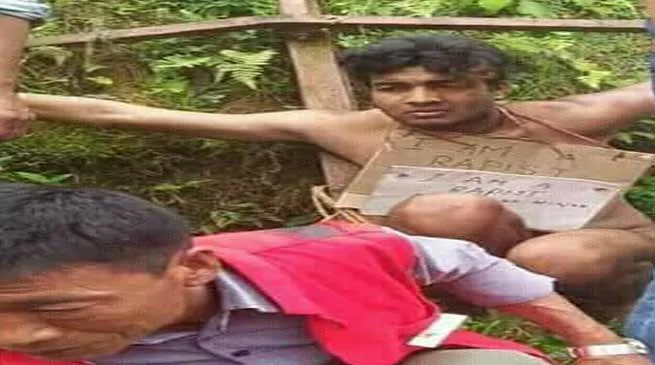 Nagaland: Rape accused beaten and paraded naked