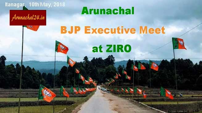 Arunachal: Ziro turns to saffron for State BJP executive meet