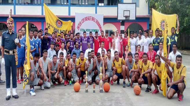 Arunachal: Inter company Basketball tournament