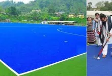 Arunachal: Mein inaugurates Astro-Turf Hockey Ground at Chimphu