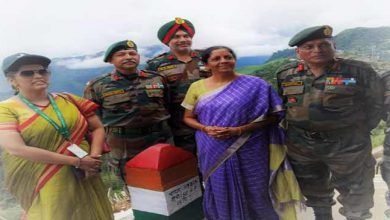 Nagaland : Defence Minister Nirmala Sitharaman visits Indo-Myanmar Border