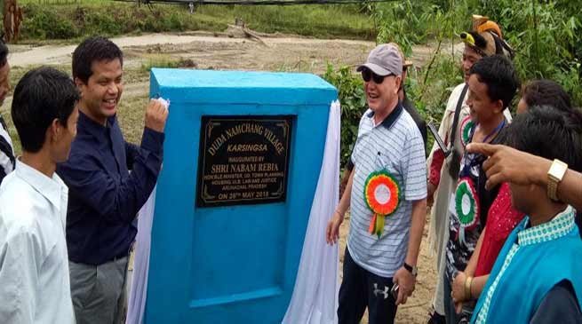 Arunachal:  Rebia inaugurates Duda Village under Banderdewa Circle
