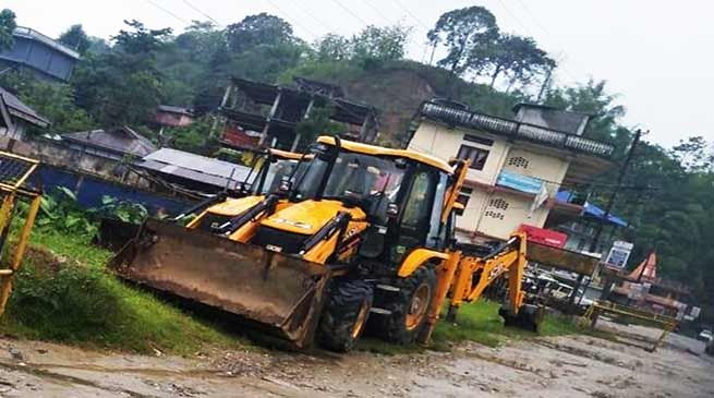 Itanagar:  Administration bans use of unauthorised earth movers in capital complex  