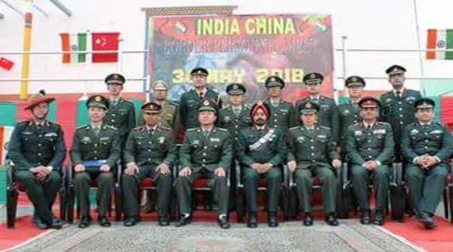 Arunachal: Flag meet between Indian and Chinese Army held at Bumla