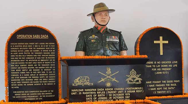 Arunachal: Martyr Hangpan dada's Memorial inaugurated