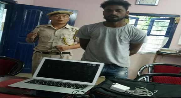 Arunachal:  Bhalukpong police arrested one person for stealing laptop