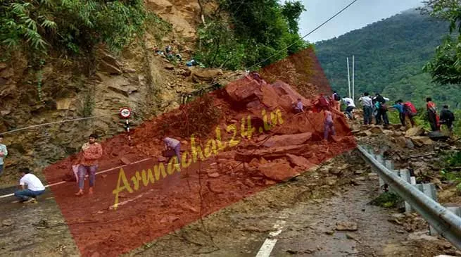 Assam: Massive landslide blocks Shillong-Silchar NH-44