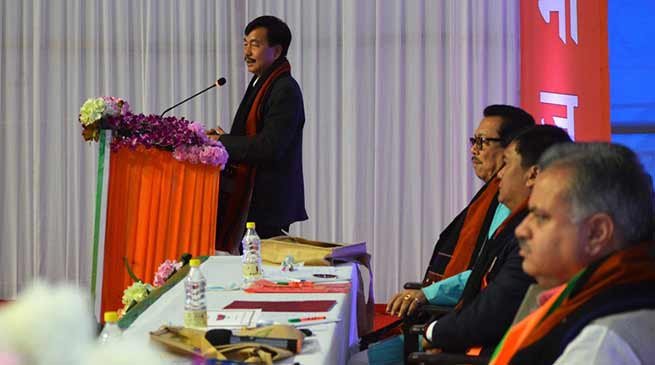 BJP adopts resolution for separate Arunachal cadre of All India Services Officers