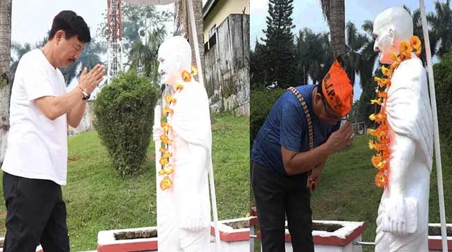Arunachal:  BJP remembers father of nation Mahatma Gandhi