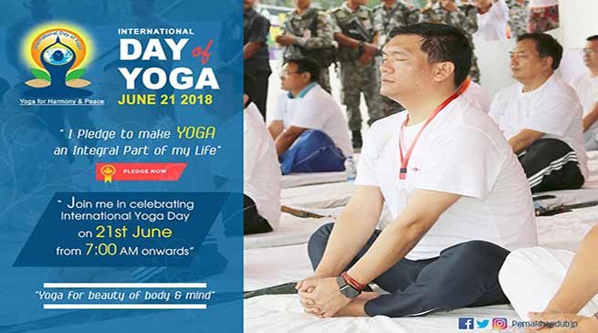 International  Yoga day 2018- Yoga for peace