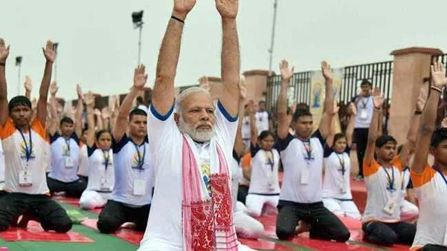 International Yoga Day in Arunachal from the lens