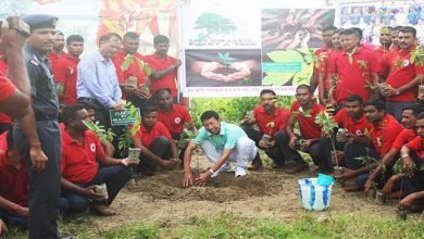 Arunachal: NDRF planted 500 sapling at Hollongi campus