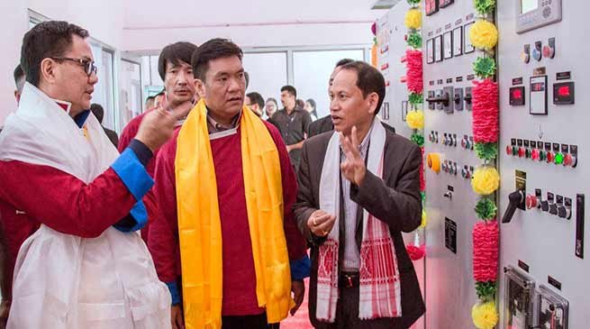 Arunachal: Khandu inaugurates 6MW Shaikangchu Small Hydro Electric Project at Gongkhar village