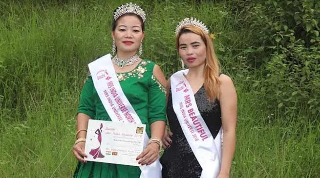 Dazzle Mrs India Universe-2018 : Teli Melum Camdir and Taw Anjali Licha from Arunachal wins titles 