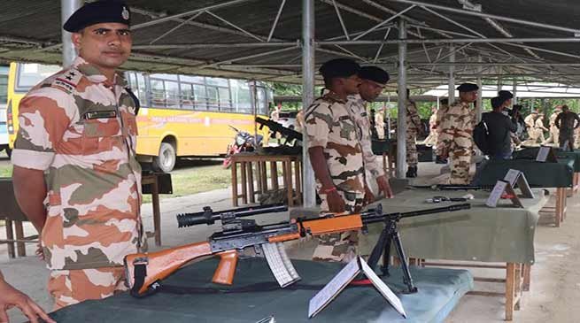 Arunachal:  NCC Combined Annual Training Camp organises weapon display