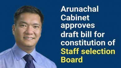 Arunachal: Cabinet approves draft bill for constitution of staff selection board