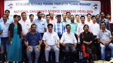 Itanagar: training workshop on national children science congress 2018
