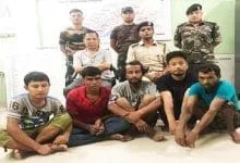 Arunachal :  5 arrested, 9 mm pistol and 85 grms heroine seized by Naharlagun Police