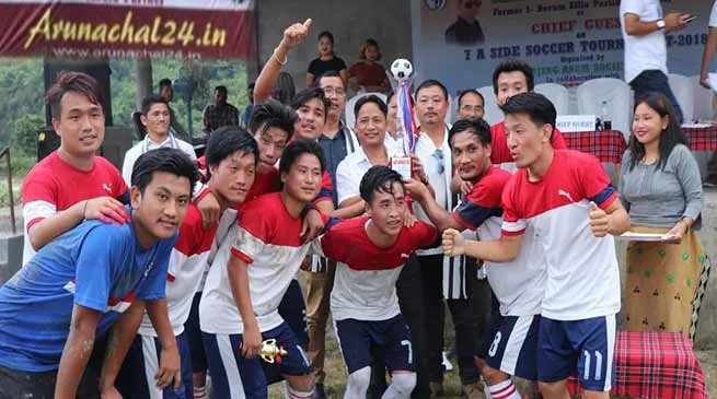 Arunachal: Champion FC wins 7A side Soccer Tournament 2018