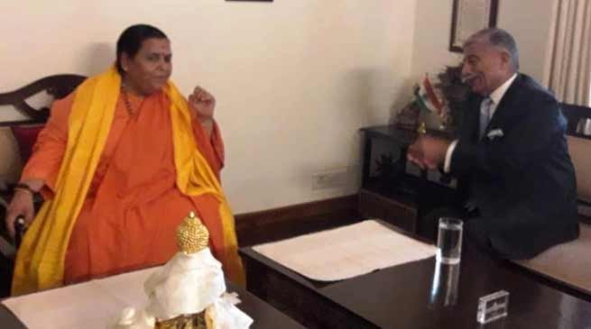 Arunachal: Governor meet Uma Bharti, discusses portable drinking water facilities