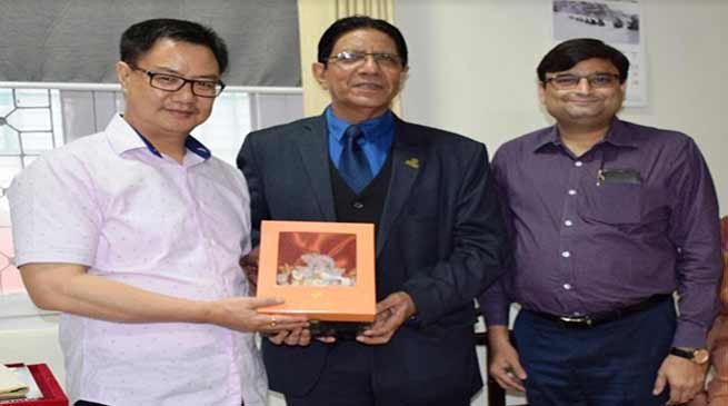 Arunachal: Honoris Causa Doctor of Literature Award conferred to Kiren Rijiju