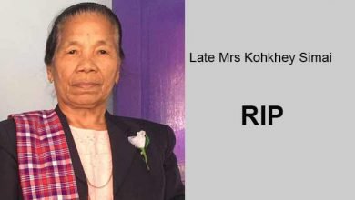 Arunachal: Mrs Kohkhey Simai, mother of BJP MLA Laisam Simai passes away