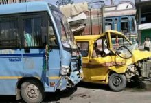 Arunachal:  Two school bus collided, 6 students injured