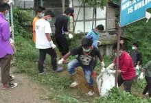 Itanagar: CCCYV organised cleaning drive at Akashdeep