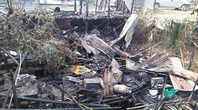 Itanagar: Fire razes shop, house in RWD colony D-Sector