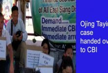 Arunachal: Govt hands over Ojing Taying case to CBI