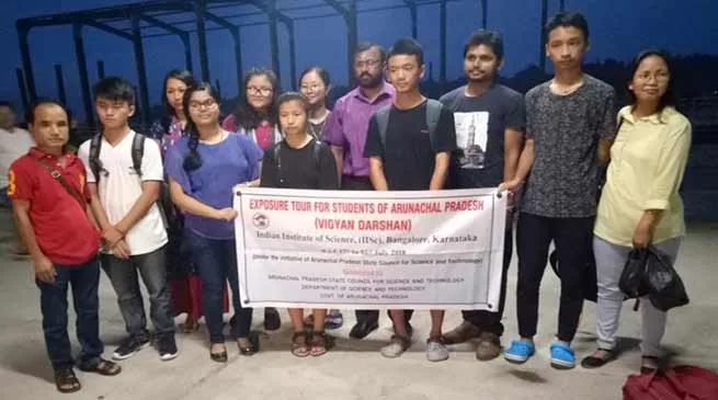 Itanagar: 3 days science exposure tour to Bangalore for meritorious students