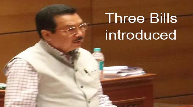 Arunachal:  DY CM Chowna Mein introduces three bills in Assembly
