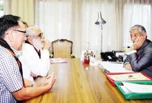 Itanagar:  All India Vivekananda Kendra Vice President calls on the Governor