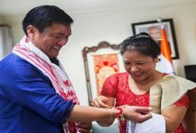 Arunachal: Pema Khandu celebrates Rakshabandhan with school children