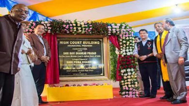 Arunachal: Pema Khandu lays foundation stone for HC building