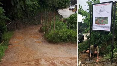 Itanagar: Tale of a city road which is at the verge of collapse