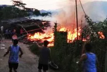 Itanagar :  Several house gutted in Dokum colony