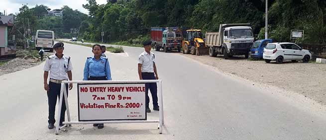 Itanagar: Entry of heavy vehicles banned in capital complex during day time 