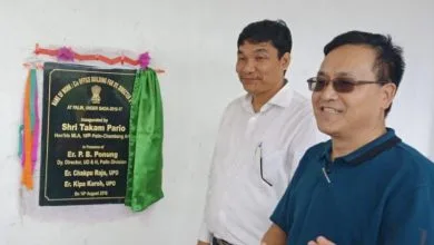 Arunachal: Pario inaugurates UD office at Plain,  community hall at Sangram village