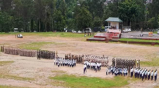 Itanagar:  Rehearsal  for 72nd I-Day celebration begins
