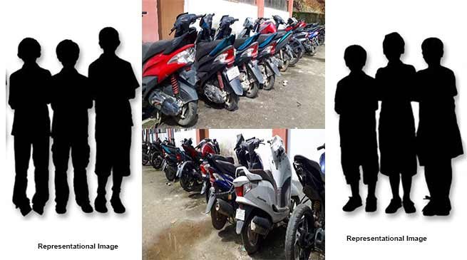 Itanagar: 6 minor apprehended for stealing  two-wheelers in capital complex