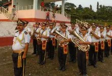 Itanagar: Band display to spread awareness about valiant acts. 