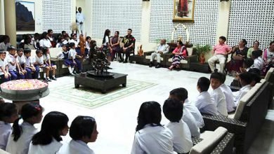 Arunacha: Governor hosts a high tea for the school children