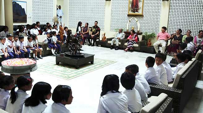 Arunacha: Governor hosts a high tea for the school children