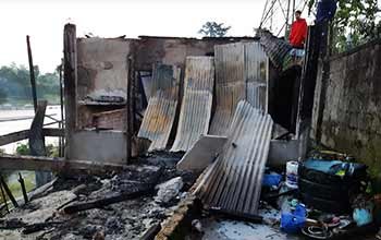 Itanagar : One house burnt to ashes in Chimpu