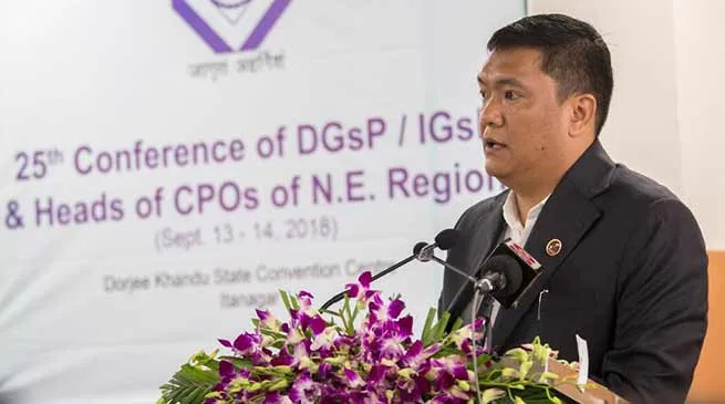 Arunachal: Peace and order is essential for development- Pema Khandu