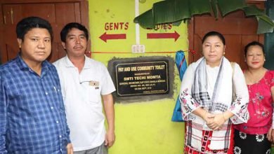 Arunachal:  Techi Momta inaugurates  community toilet